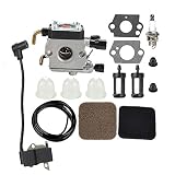 Milttor C1Q-S186 FS85 Carburetor Ignition Coil Fit 4140-120-0619 Stihl FS75 Trimmer FS80 FS80R FS85R FS85T FS85RX FC85 FC75 HL75 HT70 HT75