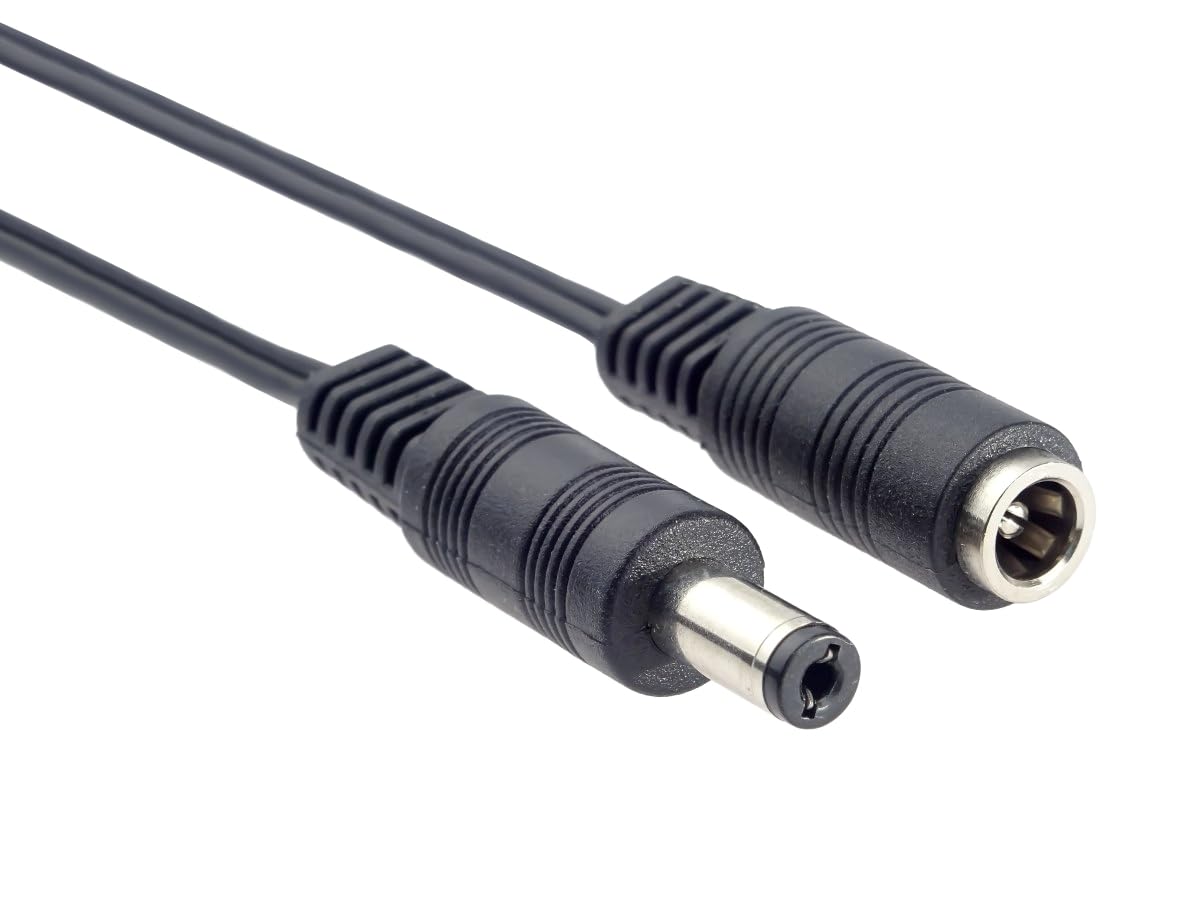 PremiumCord cn-05 Extension Cable for 5.5/2.1 mm Power Connection, Length: 1.5 m
