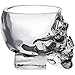 EASYTAR Crystal 3D Skull Pirate Shot Glass Drink Cocktail Beer Cup Set Of 2