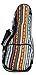 Eddy Finn Gig Bag Series EF-HUB-C Ukulele, Red/Blue/White