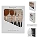 Becoyou Makeup Brushes Set Professional Oval Makeup Brush Cosmetic Brushes With Soft Toothbrush Shaped Design (Rose Gold)