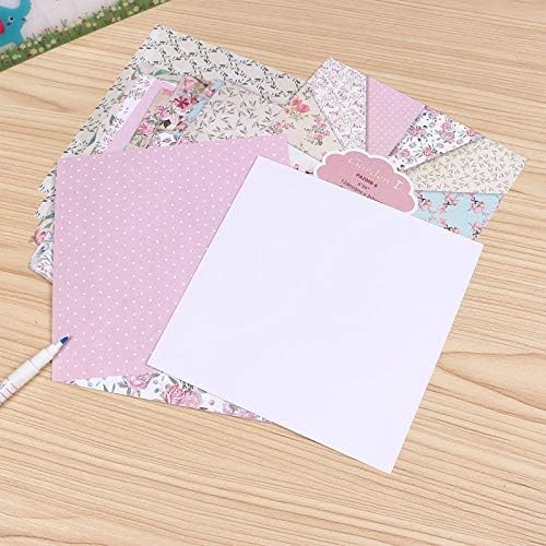 Garden themed Scrapbook Paper Pack,Scrapbook Paper Pad Decorative Floral Paper for Scrapbooking//Craft//Photo Album//DIY//Origami Art DIAHOUD 24sh 6x6