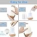 Essential Oil Diffuser, Soft Digits 120ml Wood Grain Ultrasonic Aroma Diffuser Aromatherapy Diffuser, Cool Mist Humidifier with Auto Shut Off, 7 LED Colors Changing and Adjustable Mist Mode - 2 Pack