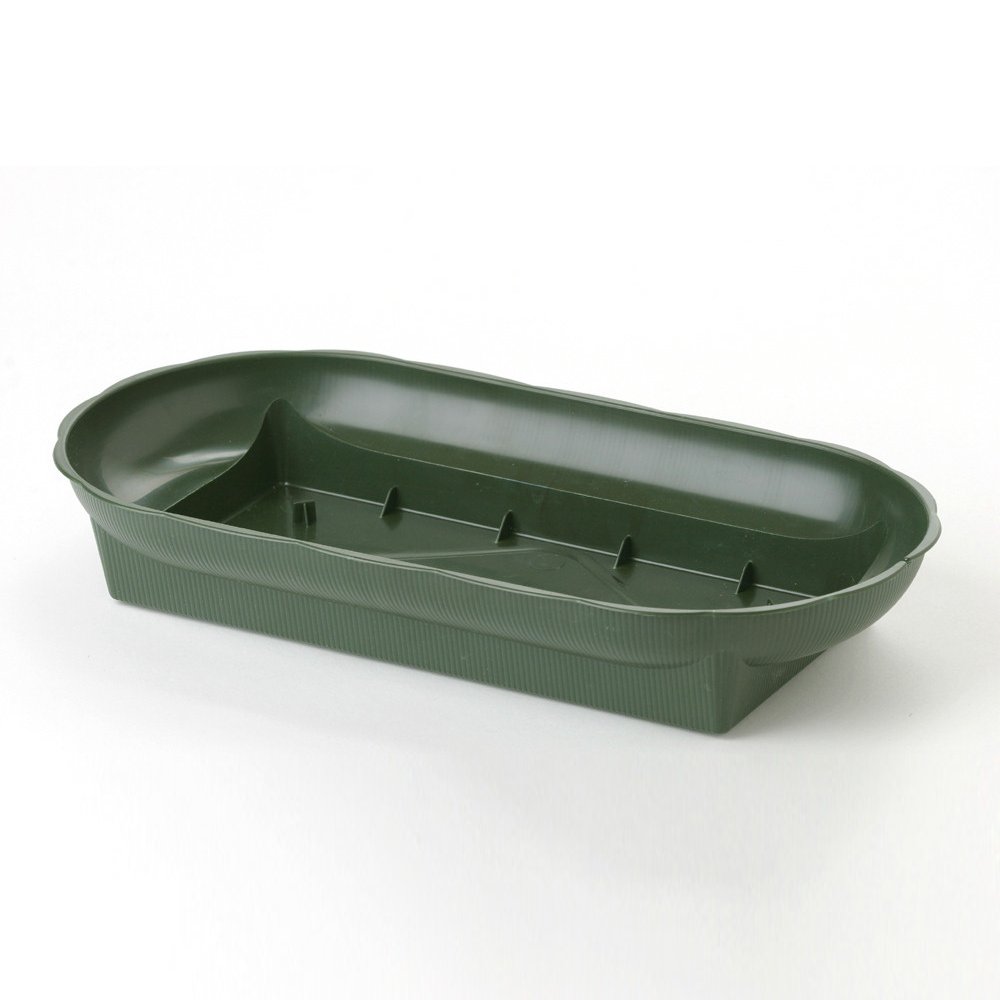 Dalton Bowl Green Plastic Floristry Dish Pack of 10