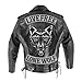 VEGASBEE® LIVE FREE REFLECTIVE EMBROIDERED IRON-ON PATCH BIKER JACKET RIDER VEST TOP ROCKER 12