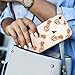 Coolwee for iPhone SE 2020 Case 2nd Generation, for iPhone 8 Case, Clear for iPhone 7 Case Rose Gold Shiny Glitter Cool Thin Floral Soft TPU Bumper Protective Cover for 4.7 inch Rose Gold Pineapple
