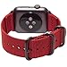 Hiking Trail Nylon Band | The Original Rugged Compatible with Apple Watch Band for Men & Women - Soft, Breathable, Woven Water-Resistant Nylon Mens iWatch Strap | Fits Ultra 2 & Ultra 49mm 46mm 45mm 44mm Series 10 & All Models (Rockwell Red)