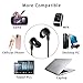 Earphones,AoLiPlus Earhook Premium Bass Stereo Headphones In-Ear with Tangle Free Cable Sport Earbuds Noise Cancelling Headsets with Built-in Mic-Piano Black