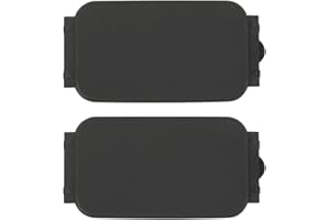 CROSSDESIGN 2PCS Factory Truck Bed Rail Cap Plastic Bedrail Insert Plug Box Compatible with Ford F150 2015-2023/Fit Ford F250 F350 Super Duty 2017-2023
