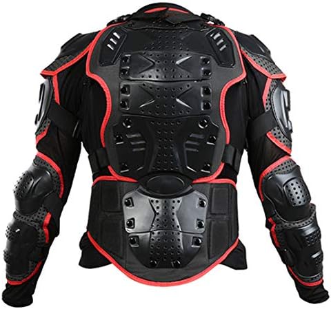 SAFETNG Motorcycle Full Body Armor Shirt Jacket Back Shoulder Protect Gear Motocross Jacket