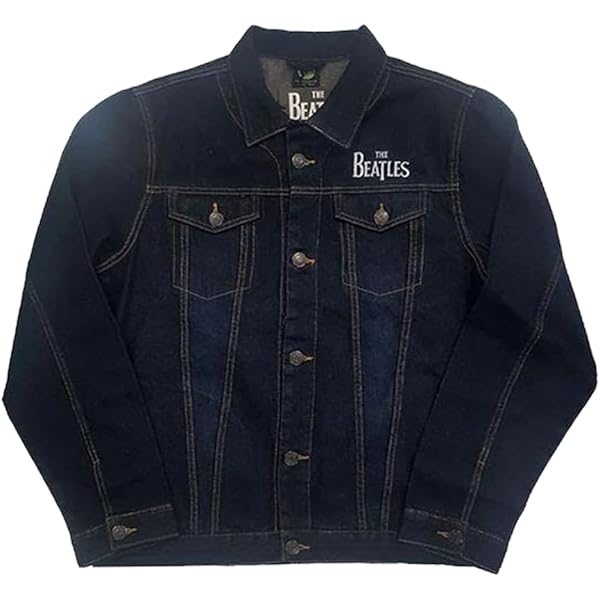 Amazon.com: Rock Off The Beatles Denim Jacket Drum Drop T Band