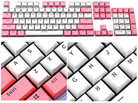 Alimao Boutique Translucent Double Shot PBT 104 KeyCaps Backlit for Cherry MX Keyboard Switch