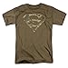 Superman Men's Army Camo Shield T-shirt Green