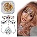 Festival Face Jewels - 6 Sets Women Mermaid Face Gems Glitter Breast Nipple Body Jewelry Stickers with 3 Boxes Chunky Face Glitter Eyes Face Body Temporary Tattoos