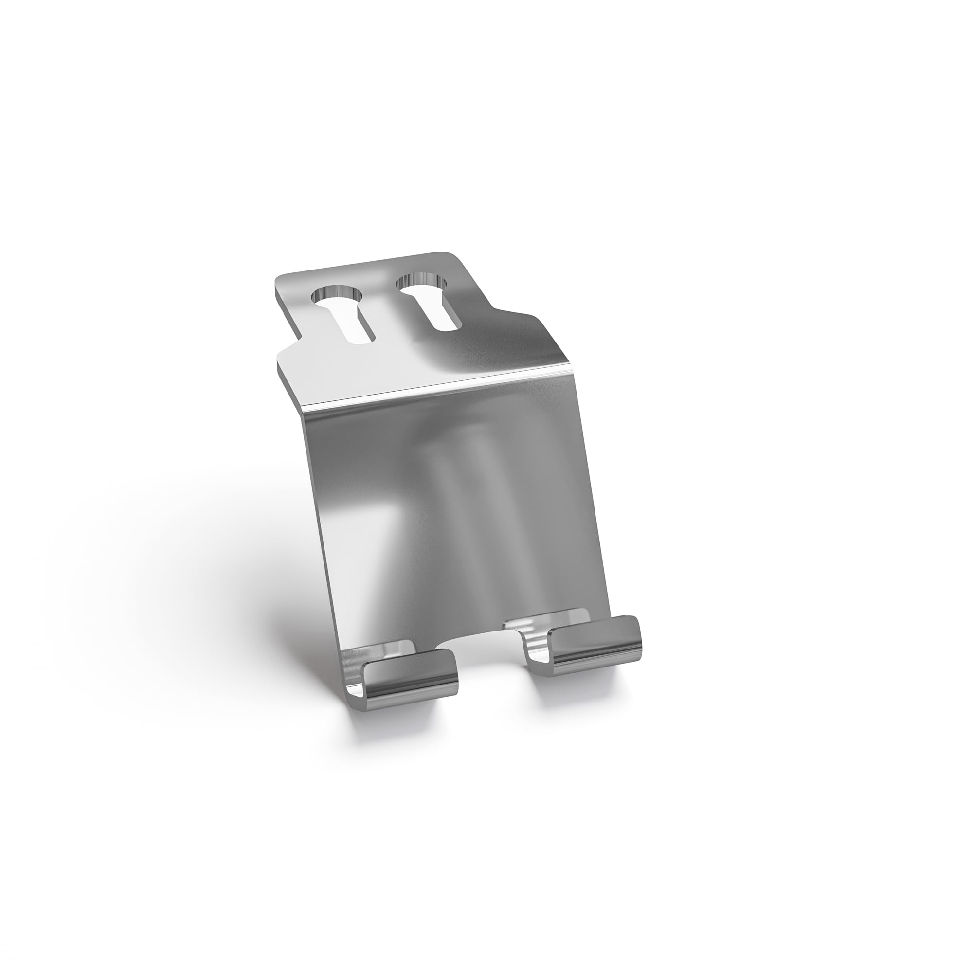 Raico Phone or Tablet Holder for Desk Cockpit Setup Deskshelf Modular Phone Tablet Stand (Polished Aluminium)