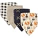 Hudson Baby Unisex Baby Cotton Bandana Bibs, Forest, One Size
