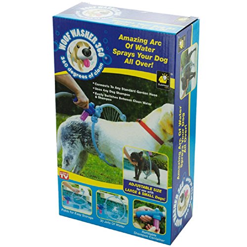 Daily Basic Pet Woof Washer 360 Degree Adjustable Dog Cleaner Bath - Any Dog Size Or Breed (Small, Big & Puppy)