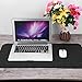 Yosoo- 68x33cm Felts Table Mouse Pad Office Desk Laptop Mat Anti-Static Computer PC Pads(Dark Gray)