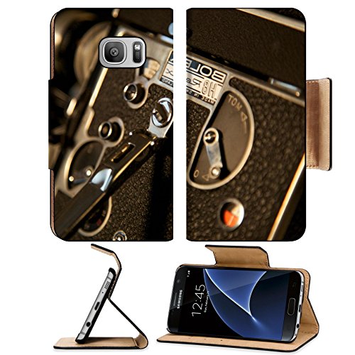 MSD Premium Samsung Galaxy S7 Flip Pu Leather Wallet Case IMAGE 23934597 Vintage 8mm Film Camera