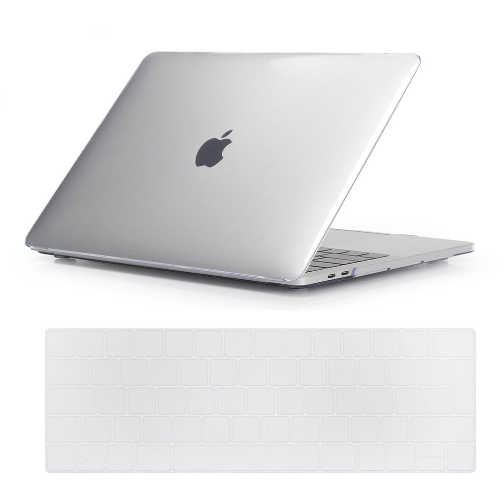 Se7enline Compatible with MacBook Pro 13 Case 2019 2018 2017 2016 Plastic Hard Case Cover for Macbook Pro 13-inch A1706/A2159/A1989 (with Touch Bar) with Keyboard Cover, Crystal Clear