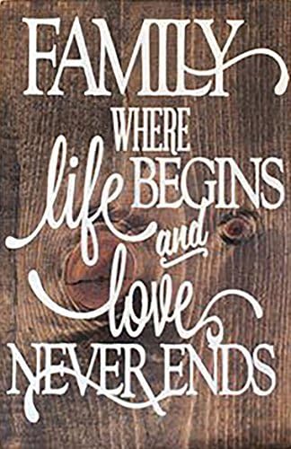Sign - Family: Where Life Begins and Love Never Ends