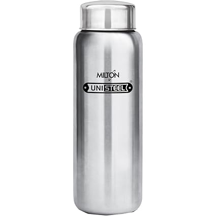 Milton Aqua-750 Stainless Steel Water Bottle, 750 ml, Silver