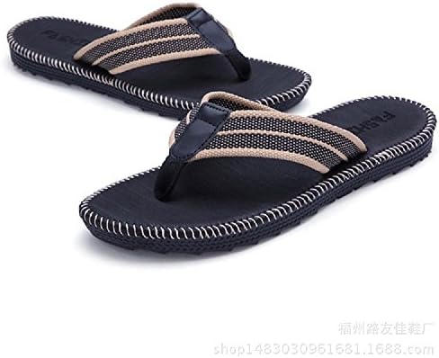 Newerlives Summer Youth Flip Flops Man/Lady/Kids Beach Slippers, Sandals Shock Proof Slippers Beach Flip-Flop (8.5 B(M) US, Black)