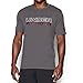 Under Armour Men's Wordmark T-Shirt, Carbon Heather (091), Large