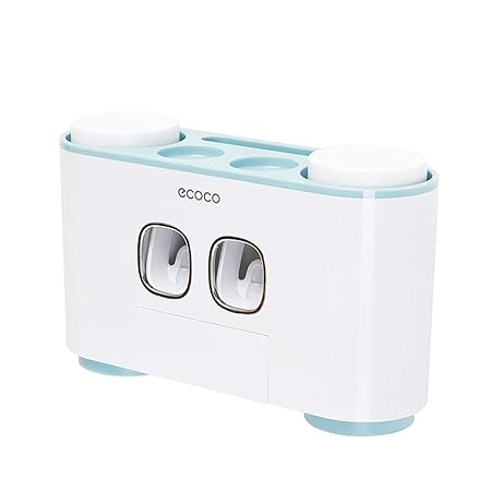 EisEyen Automatische Zahnpastaspender Squeezer Quetscher ABS Wand Zahnpasta Halter, Gurgeln und Zahnbürstenständer Waschen