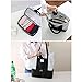SOONNIX Travel Tote Bag Multifunction Work Lunch Shopping Handbag with Insulated Picnic Cooler Top Zipper for Girls and Woemn (Shoulder Bag)