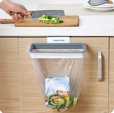 Orename Hanging Trash Bag Holder Cupboard Door Back Trash Rack Storage Waste Bin Kitchen Cabinet Garbage Tools Amazon In Health Personal Care