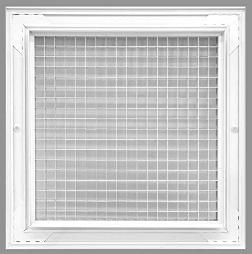 Aluminum eggcrate core for HVAC duct.