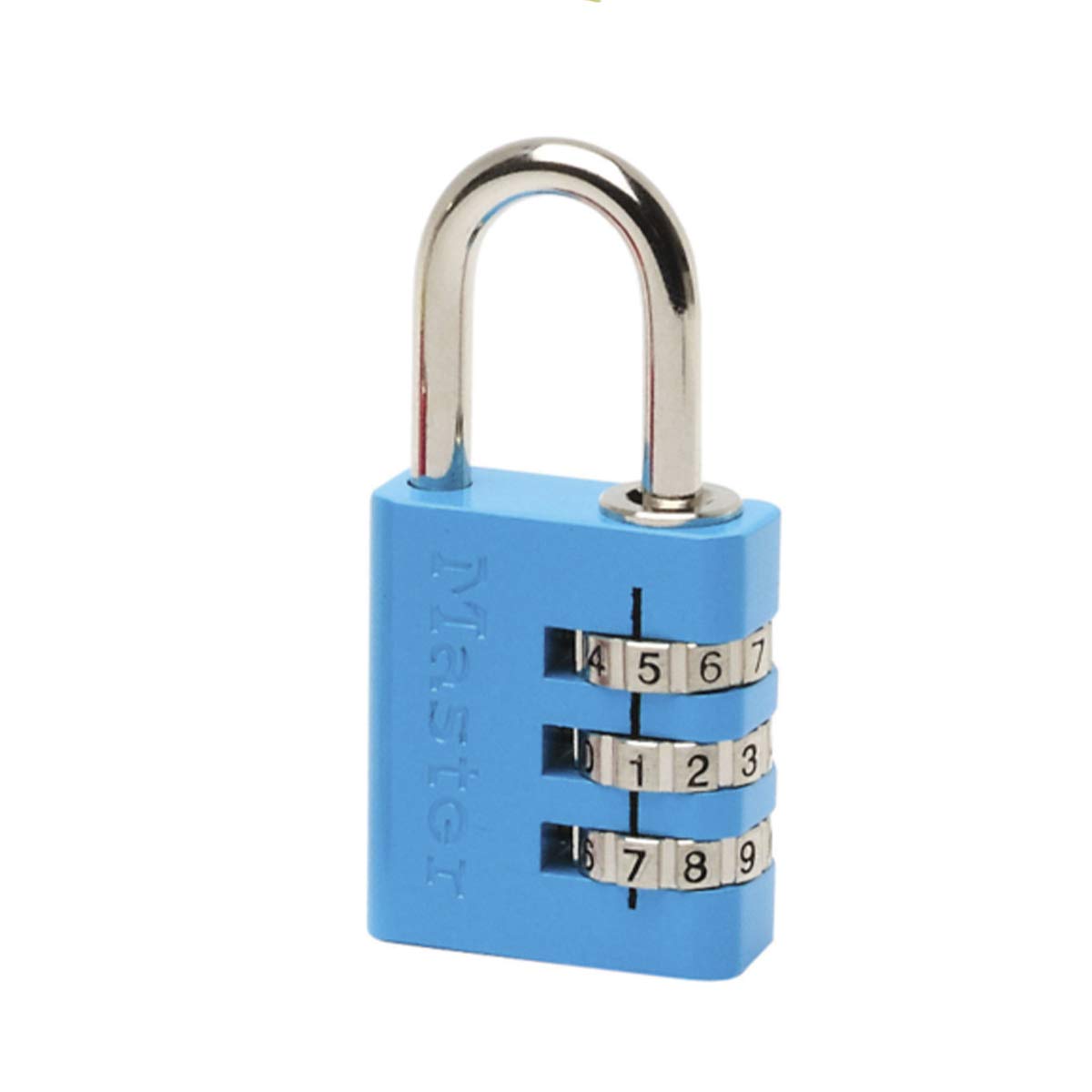 Master Lock 7630EURDCOL Combination Padlock in Aluminium, Random Color, 3 x 6,5 x 1,3 cm