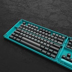 Akko Keyboard Keycaps Black&Cyan 197-Key ASA
