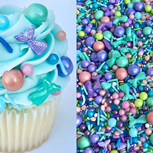 Sprinkles Mermaid Sprinkles 4 oz Cupcake Sprinkles Cake
