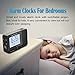 MARTR Digital Projection Alarm Clock with Dual Alarms Travel