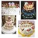 Eshanmu Birthday Letter Cake Candles, Gold