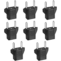 Inovat 8 PCS American USA to European Outlet Plug Adapter