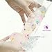 Louviva Confetti Dildo Realistic Clear Silicone Suction Cup Women Sex Toy, 7.6 Inch, Sex Toy for Adults
