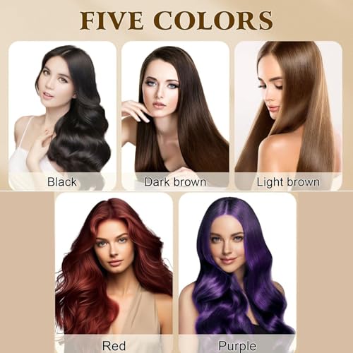 OBRVE NATURAL DYE SHAMPOO, INSTANT DYE SHAMPOO, HAIR DYE SHAMPOO INSTANT 3 IN 1, GRAY COVERAGE HAIR COLOR SHAMPOO FOR GRAY HAIR SHAMPOO FOR WOMEN AND MEN (LIGHT BROWN)