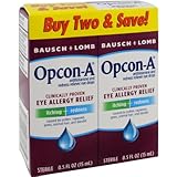 Opcon-A Eye Drops 15 ml, 2 Count