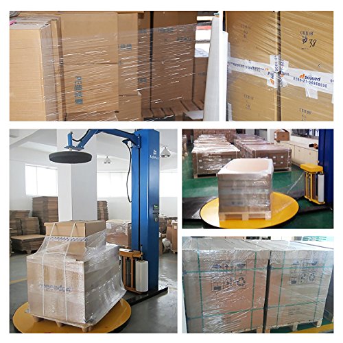 Industrial Strength Stretch Wrap Film with Handle for Pallet Wrap Moving Supplies Binding Wrap & Shrink Skid Wrap Film(9.8 inch x 853 feet) - Thumbnail 6