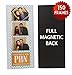 Photo Booth Nook | 2x6 Flexible Magnetic Photo Booth Picture Frames (150 Count) | Crystal Clear Display with Strong Magnet | Bulk
