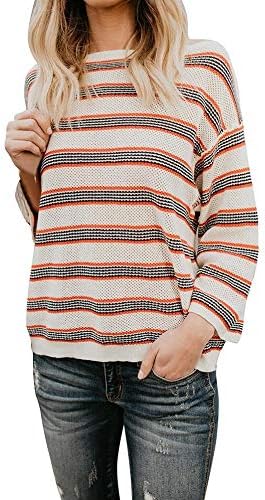 URIBAKE Womens Long Sleeve Fashion Blouse Fashion Knitting Plus Size Ladies' T-Shirt Blouse Tops Tees Shirts