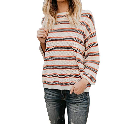 URIBAKE Womens Long Sleeve Fashion Blouse Fashion Knitting Plus Size Ladies' T-Shirt Blouse Tops Tees Shirts
