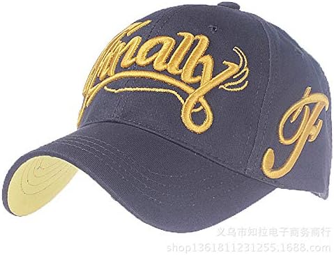 zhuzhuwen Cotton cap embroidery English alphabet duck tongue baseball cap Korean version of men and women wild curved hat 6 adjustable