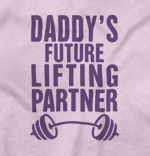 Daddys Lifting Partner Funny Cute Workout Exercise Baby Onesie Bodysuit