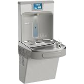 Elkay LZS8WSLK ezH2O Bottle Filling Station &amp; Single ADA Cooler Filtered Refrigerated Light Gray