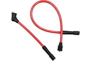 Hoypeyfiy 2104-0143 Spark Plug Wires Replacement for Harley Davidson Sportster XL 883 1200 Red Spark Plug Wires 8.8mm
