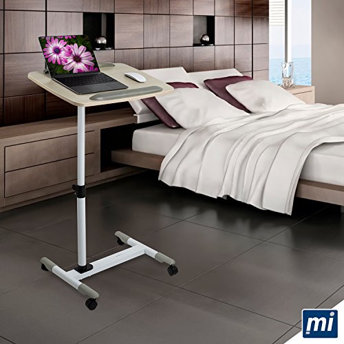 MountIt! Rolling Laptop Cart HeavyDuty Mobile Laptop Desk with